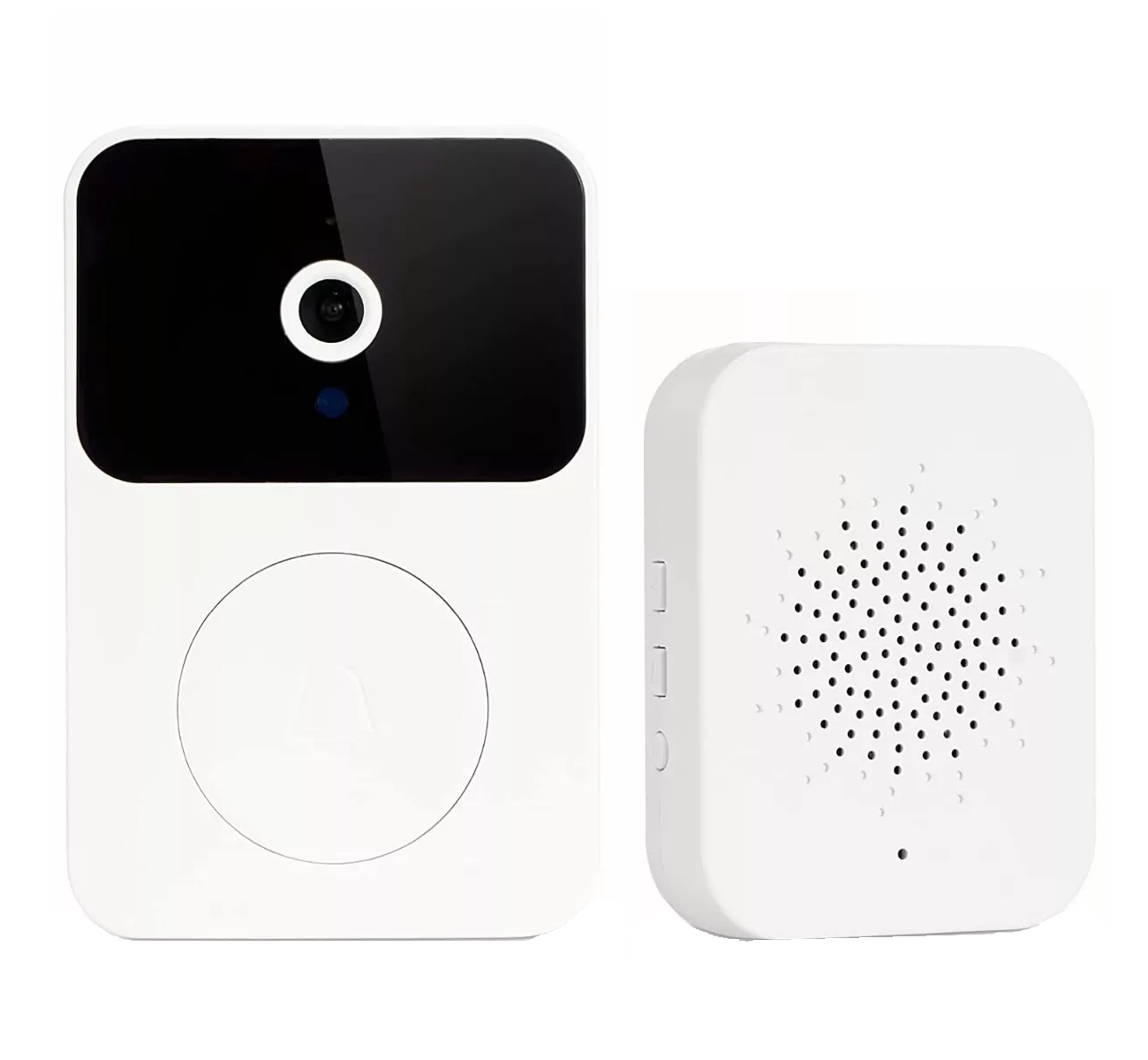 Timbre De Puerta Wifi Cámara Timbre Con Cámara Eo Safe Imports Esi-3409 color Blanco