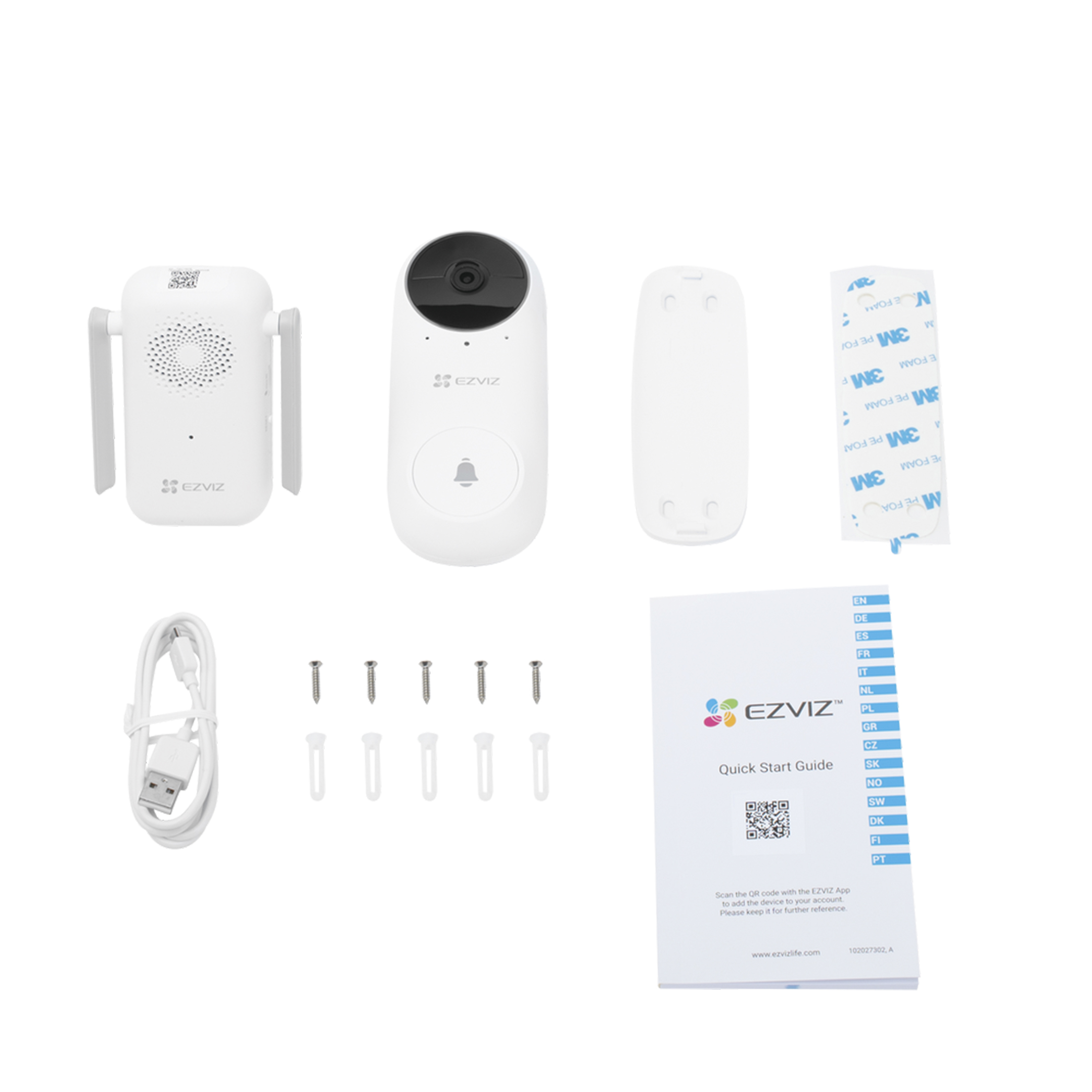 Foto 5 | Timbre Recargable Ezviz con Cámara