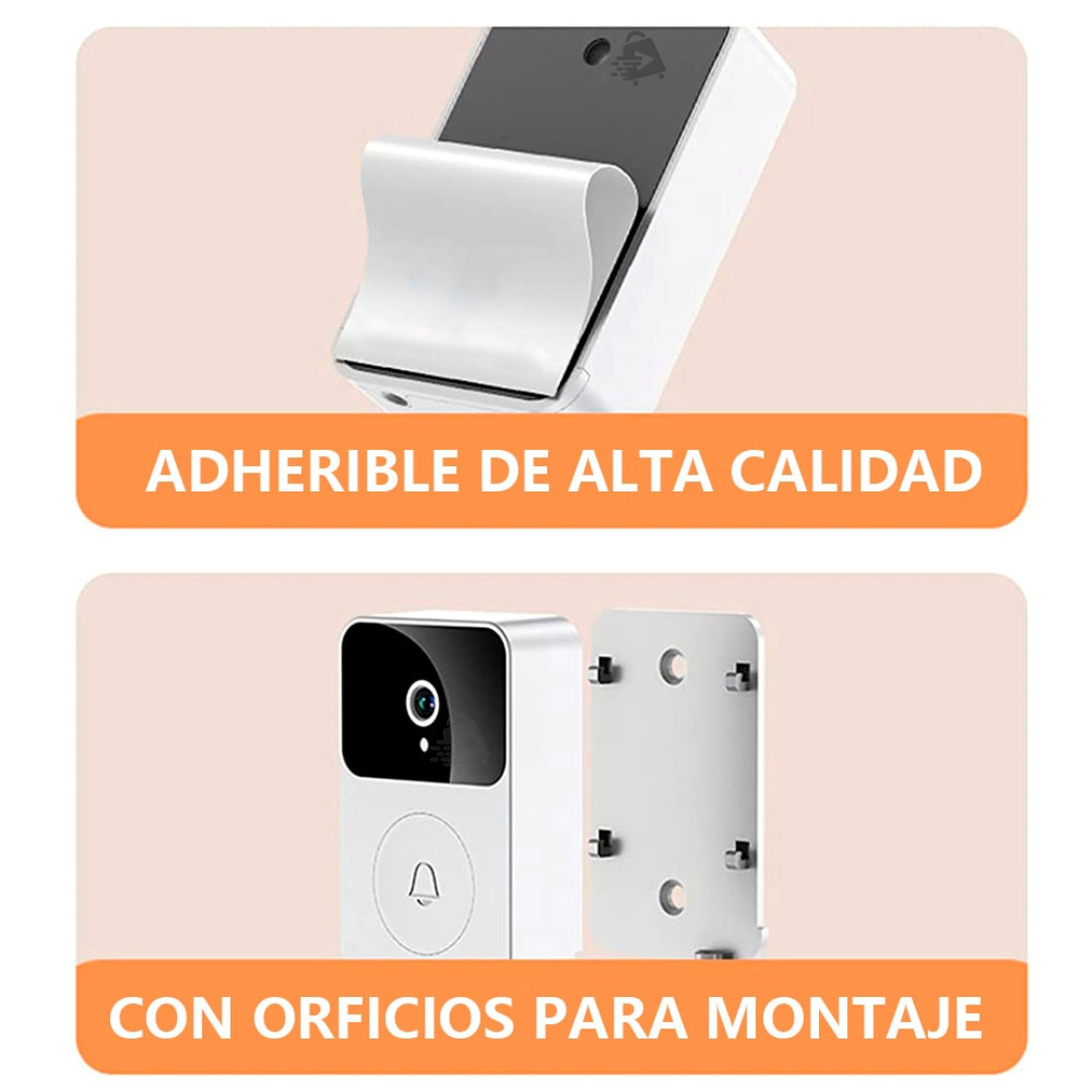 Foto 8 pulgar | Timbre JustClick MX Blanco con Cámara Wifi Inalámbrico