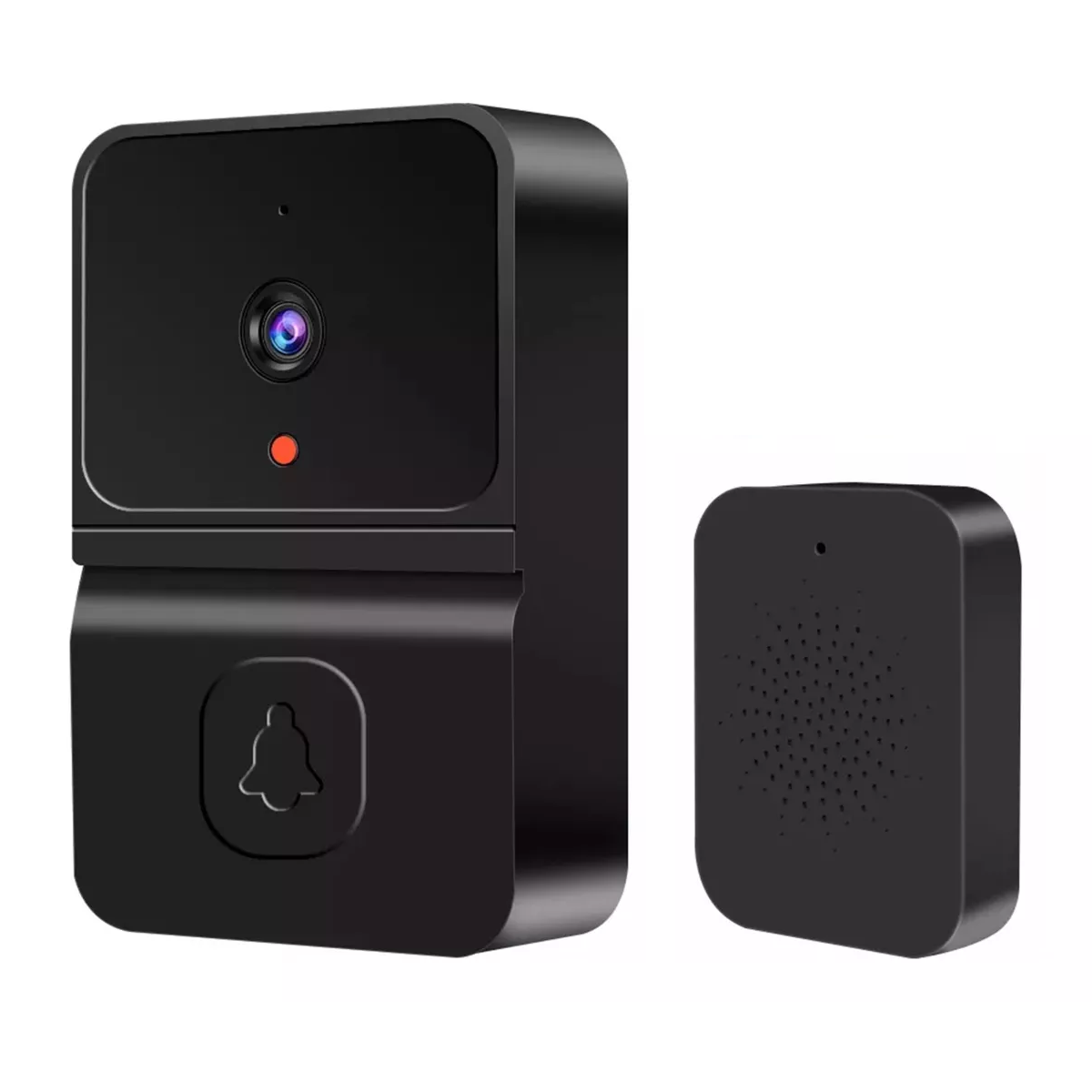 Timbre Cámara Wifi Video De Audio De Alta Definic  Eo Safe Imports Esi-12746 Negro