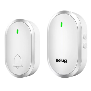 Foto 1 | Timbre Inalámbrico Exterior Belug Blanco con 1 Transmisor y 1 Receptor