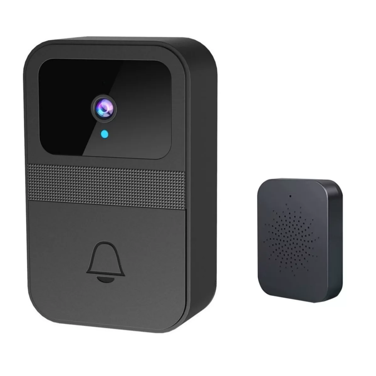 Foto 1 | Timbre Inteligente Vídeo Wifi Cámara De Audio Inalámbrico Eo Safe Imports Esi-14887 Negro