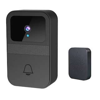 Foto 1 | Timbre Inteligente Vídeo Wifi Cámara De Audio Inalámbrico Eo Safe Imports Esi-14887 Negro