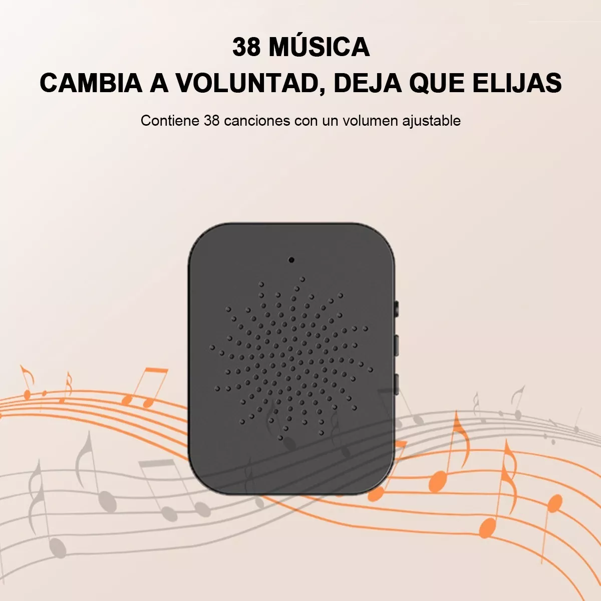 Foto 2 | Timbre Inteligente Vídeo Wifi Cámara De Audio Inalámbrico Eo Safe Imports Esi-14887 Negro