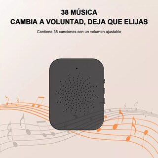 Foto 2 | Timbre Inteligente Vídeo Wifi Cámara De Audio Inalámbrico Eo Safe Imports Esi-14887 Negro