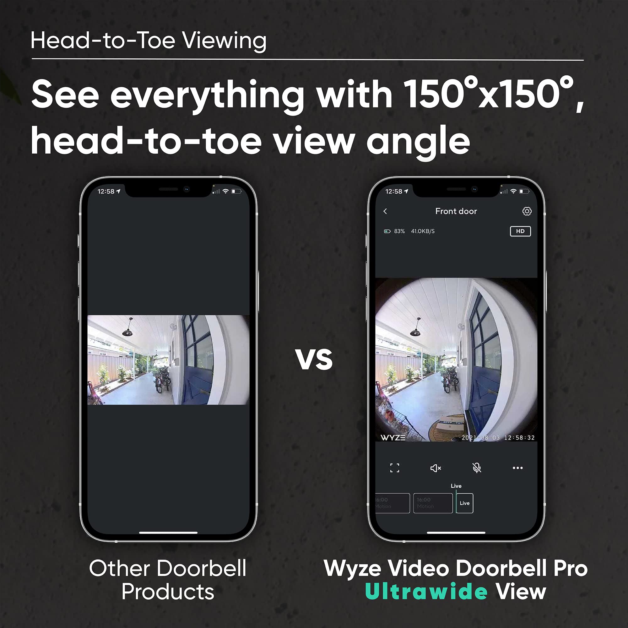 Foto 4 pulgar | Timbre Con Vídeo Wyze Wireless Pro 1440p Hd Night Vision - Venta Internacional.