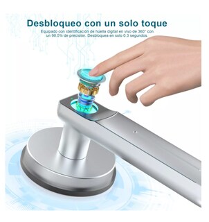 Foto 3 | Geek Smart Cerradura Digital Color Plata T