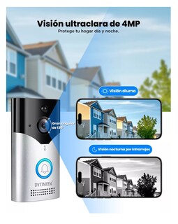 Foto 5 | Timbre Inalámbrico Belug con Cámara 2k