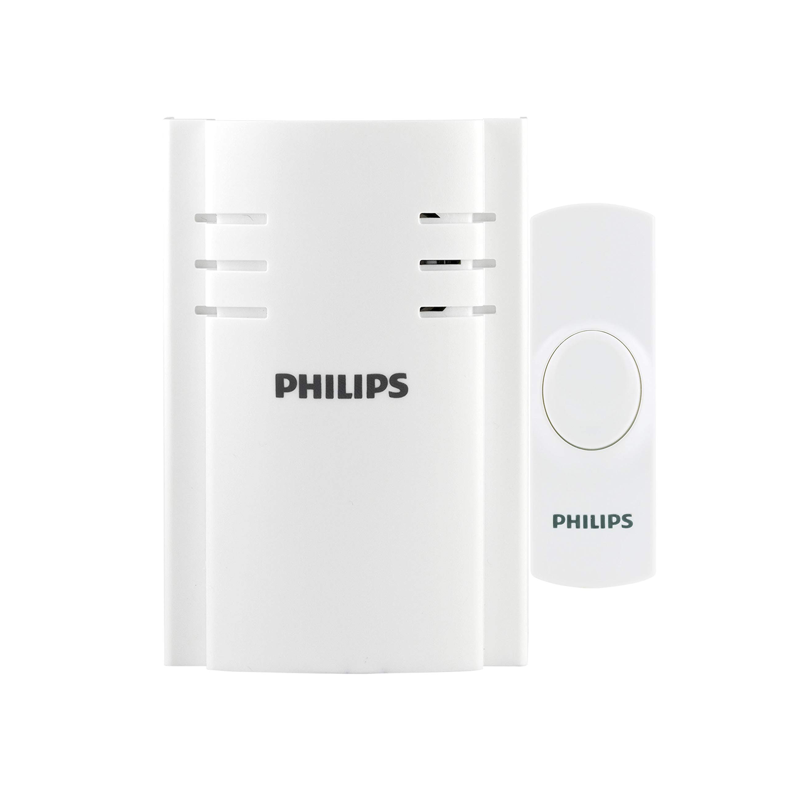 Foto 2 pulgar | Kit De Timbre Inalámbrico Philips Des2180w/27, Alcance 150 M, Blanco - Venta Internacional.
