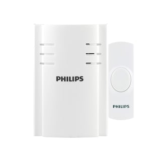 Foto 1 | Kit De Timbre Inalámbrico Philips Des2180w/27, Alcance 150 M, Blanco - Venta Internacional.