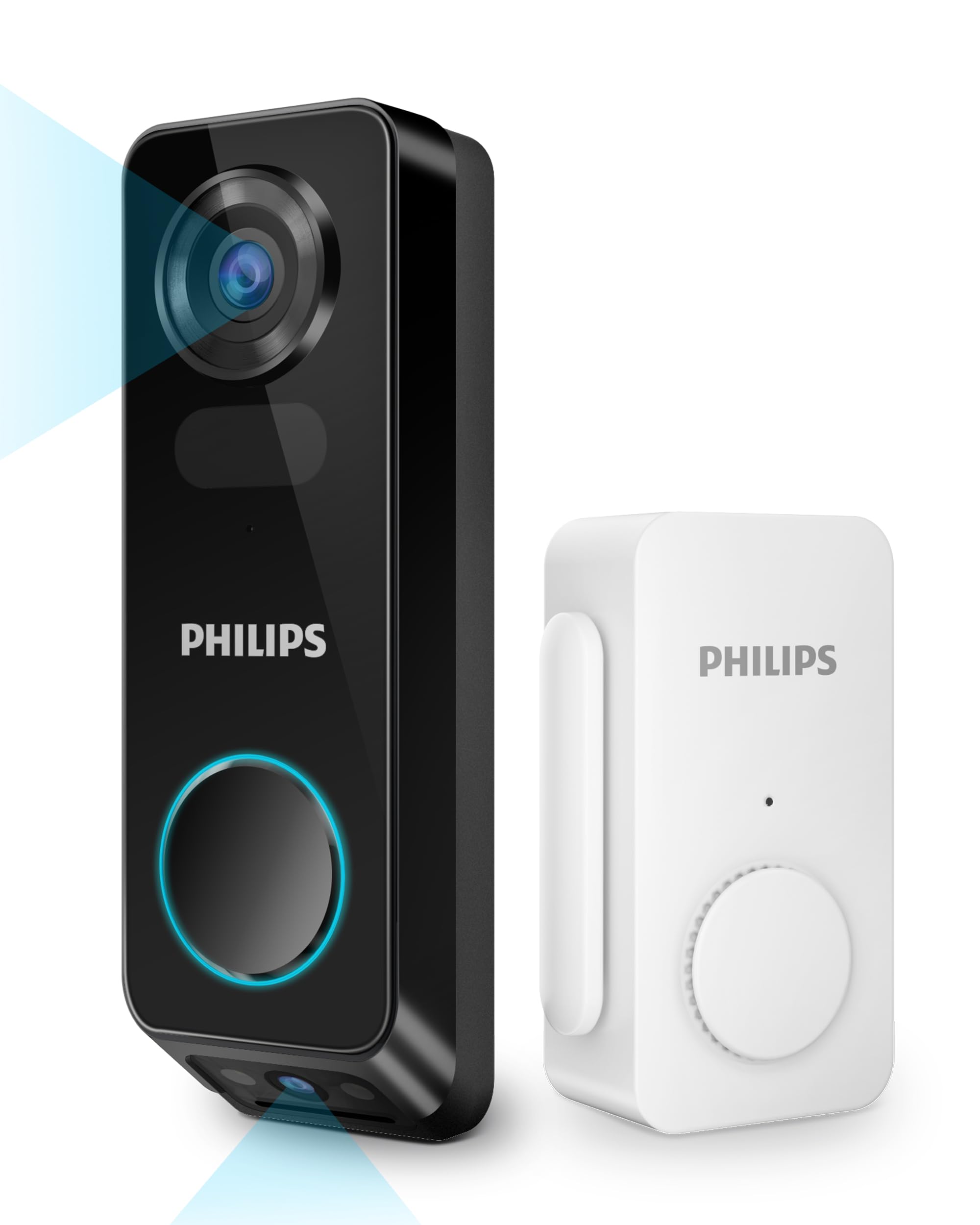 Foto 2 pulgar | Cámara De Videoportero De Seguridad Philips Wireless 2k Fhd - Venta Internacional.