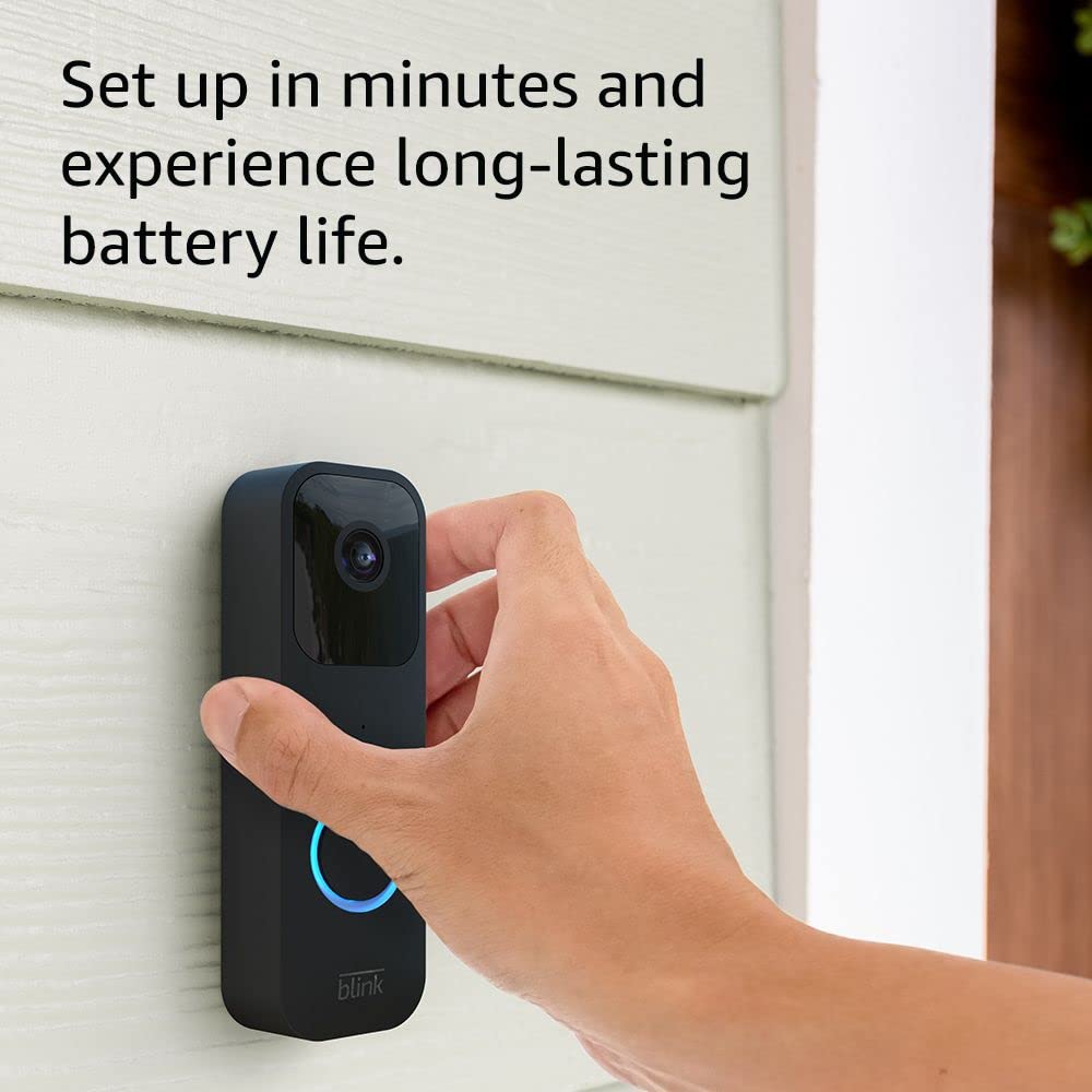 Foto 6 pulgar | Video Doorbell Blink, Audio Bidireccional, Hd, Vídeo En Movimiento, Alexa, Blanco - Venta Internacional.