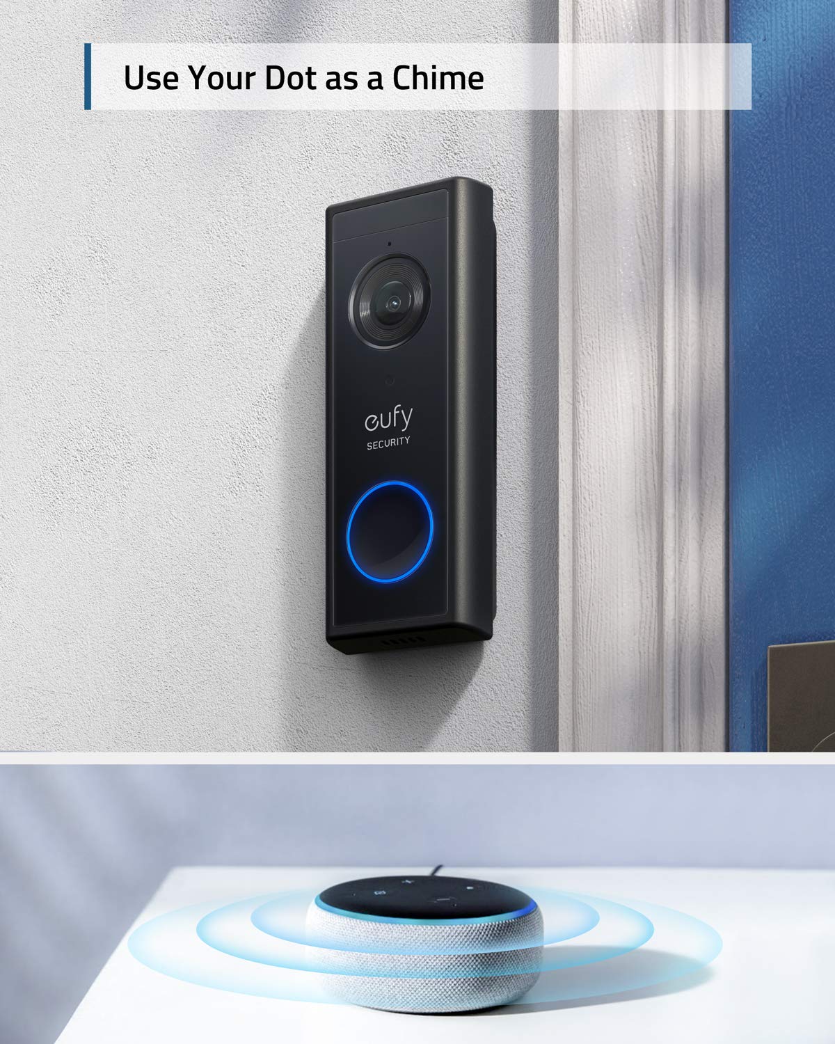 Foto 5 pulgar | Timbre Con Vídeo Eufy Security C210, Batería 1080p, 120 Días - Venta Internacional.