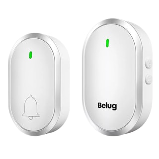 Foto 1 | Timbre Inalámbrico Exterior Belug Blanco Con 1 Transmisor Y 1 Receptor