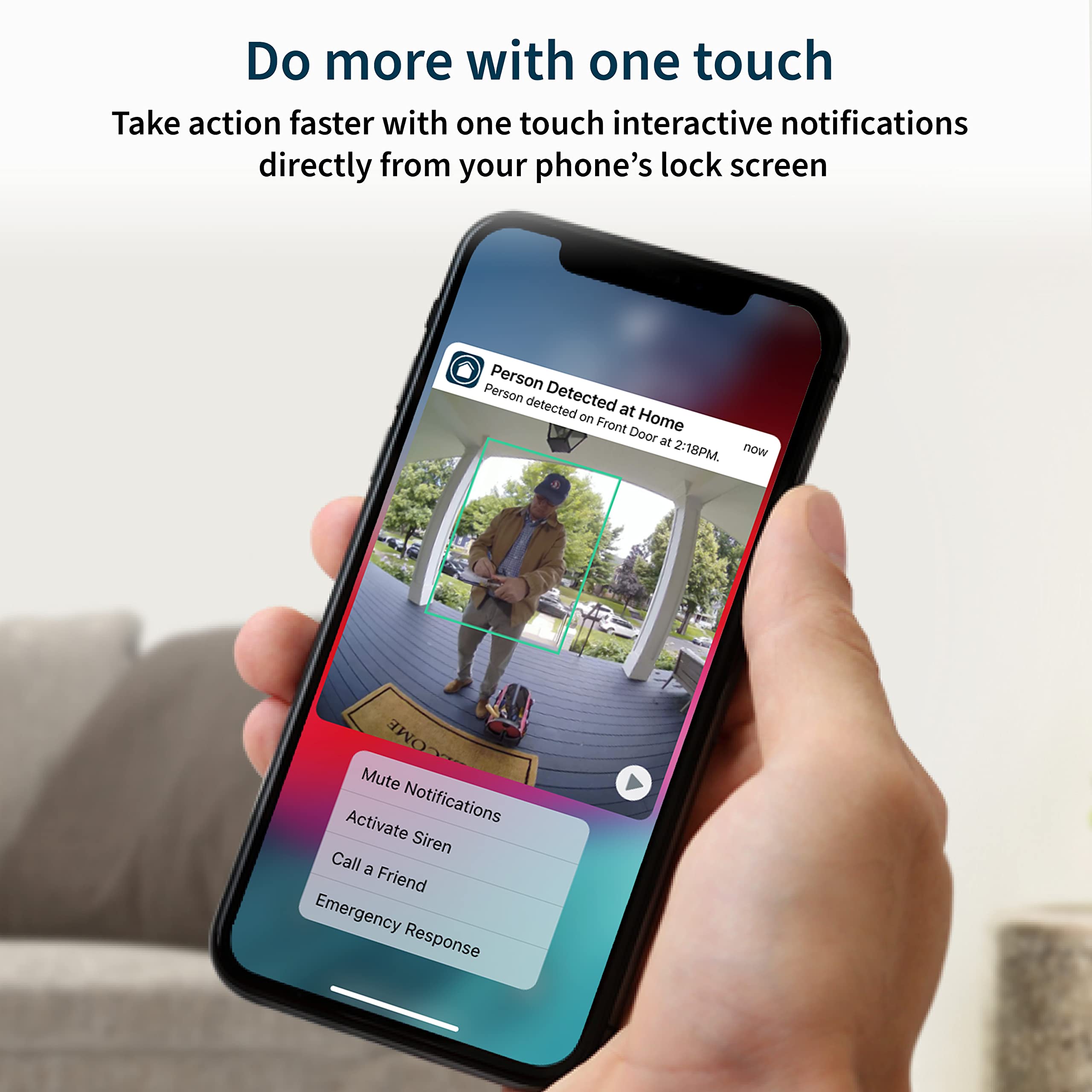 Foto 4 pulgar | Timbre Con Vídeo Arlo Essential, Inalámbrico, Hd, Visión De 180°, Negro - Venta Internacional.