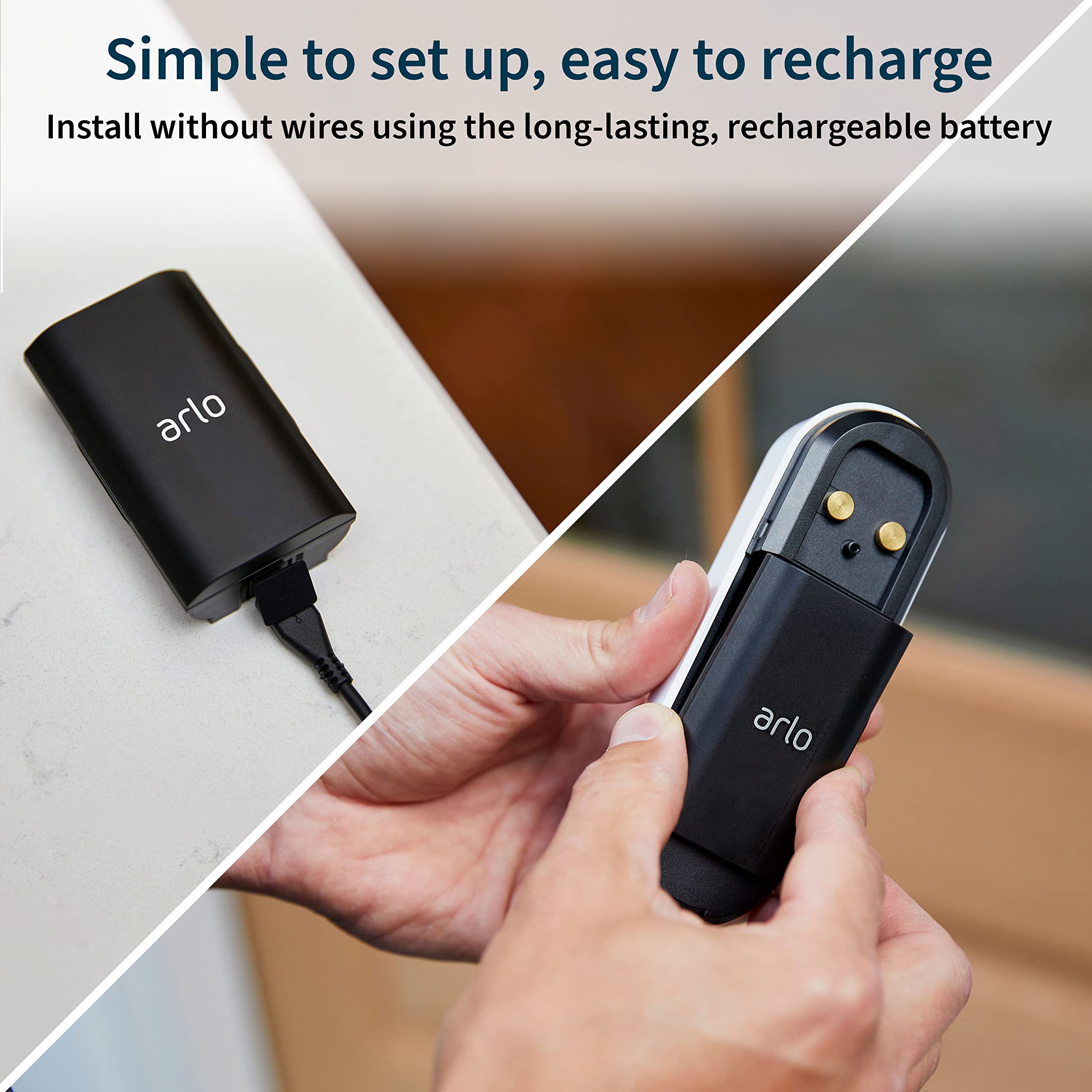 Foto 7 pulgar | Timbre Con Vídeo Arlo Essential, Inalámbrico, Hd, Visión De 180°, Negro - Venta Internacional.