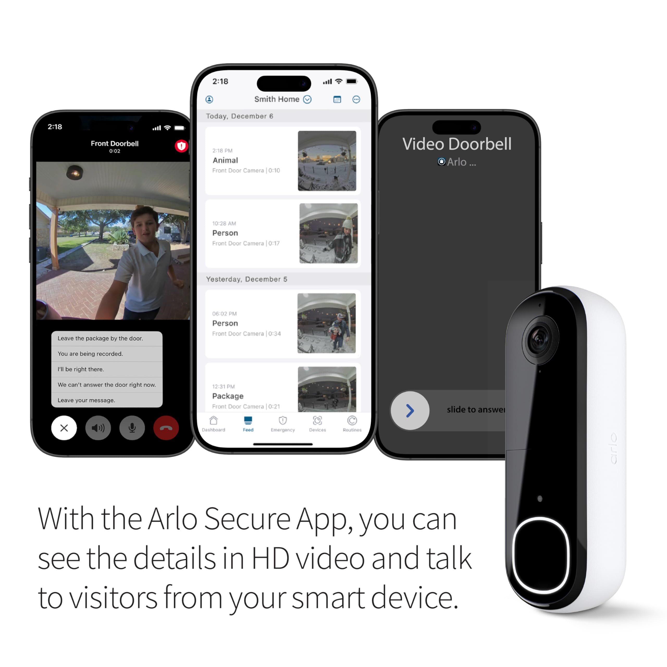 Foto 4 pulgar | Timbre De Vídeo Arlo Hd De Segunda Generación Inalámbrico/cableado Con Vista De 180° - Venta Internacional.