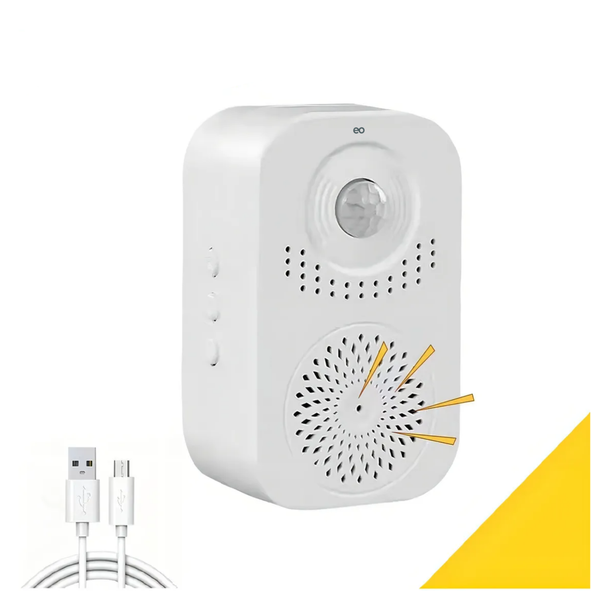 Foto 1 | Timbre De Puerta Con Sensor Infrarrojo Y Saludo De Voz Eo Safe Imports Esi-18822 Blanco