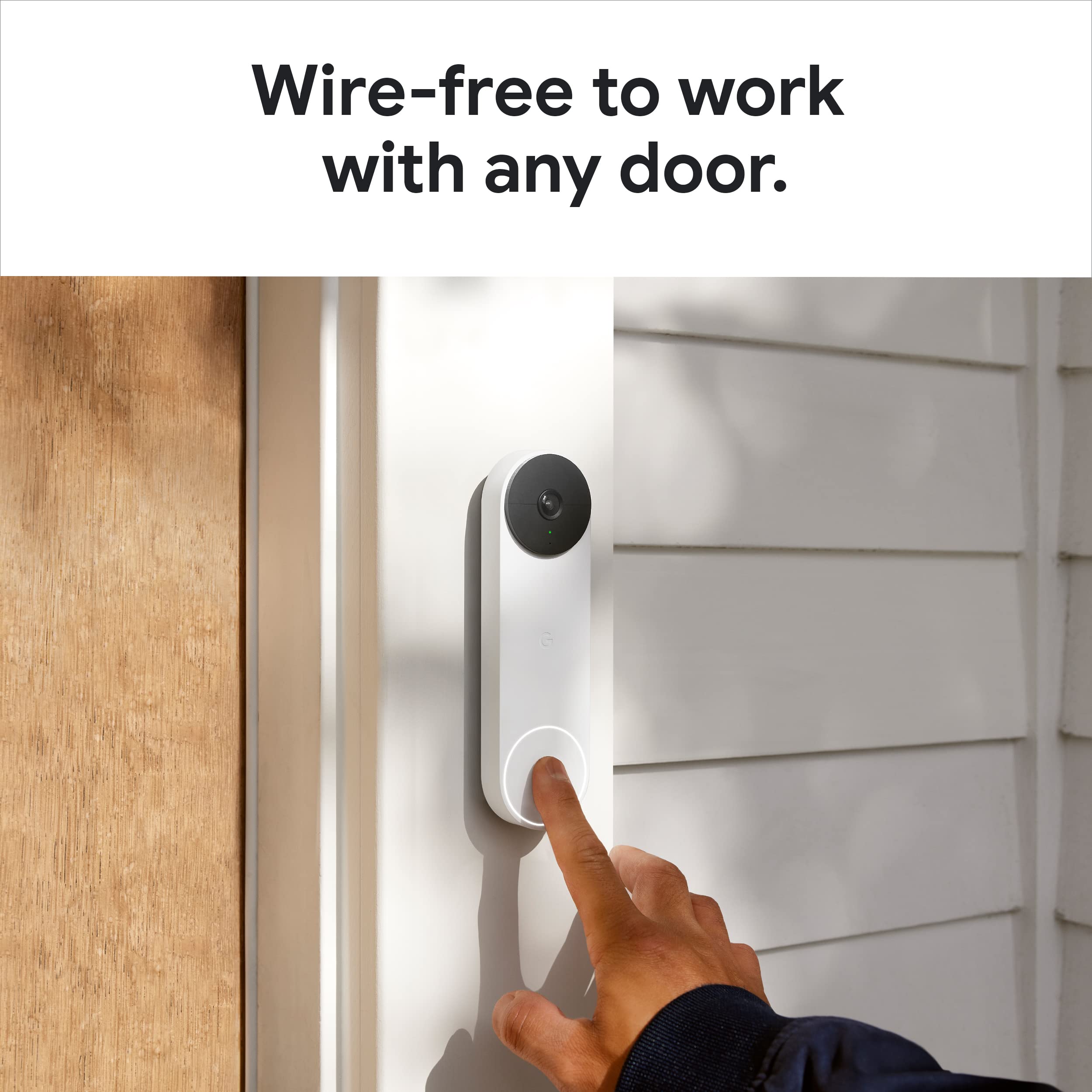 Foto 6 pulgar | Batería Para Timbre Google Nest Ivy Con Vídeo Hd Y Visión Nocturna - Venta Internacional.