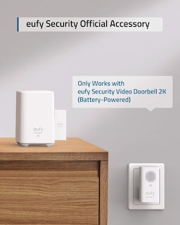 Foto 2 | Complemento De Timbre Con Vídeo De Seguridad Doorbell Chime Eufy Para 2k - Venta Internacional.