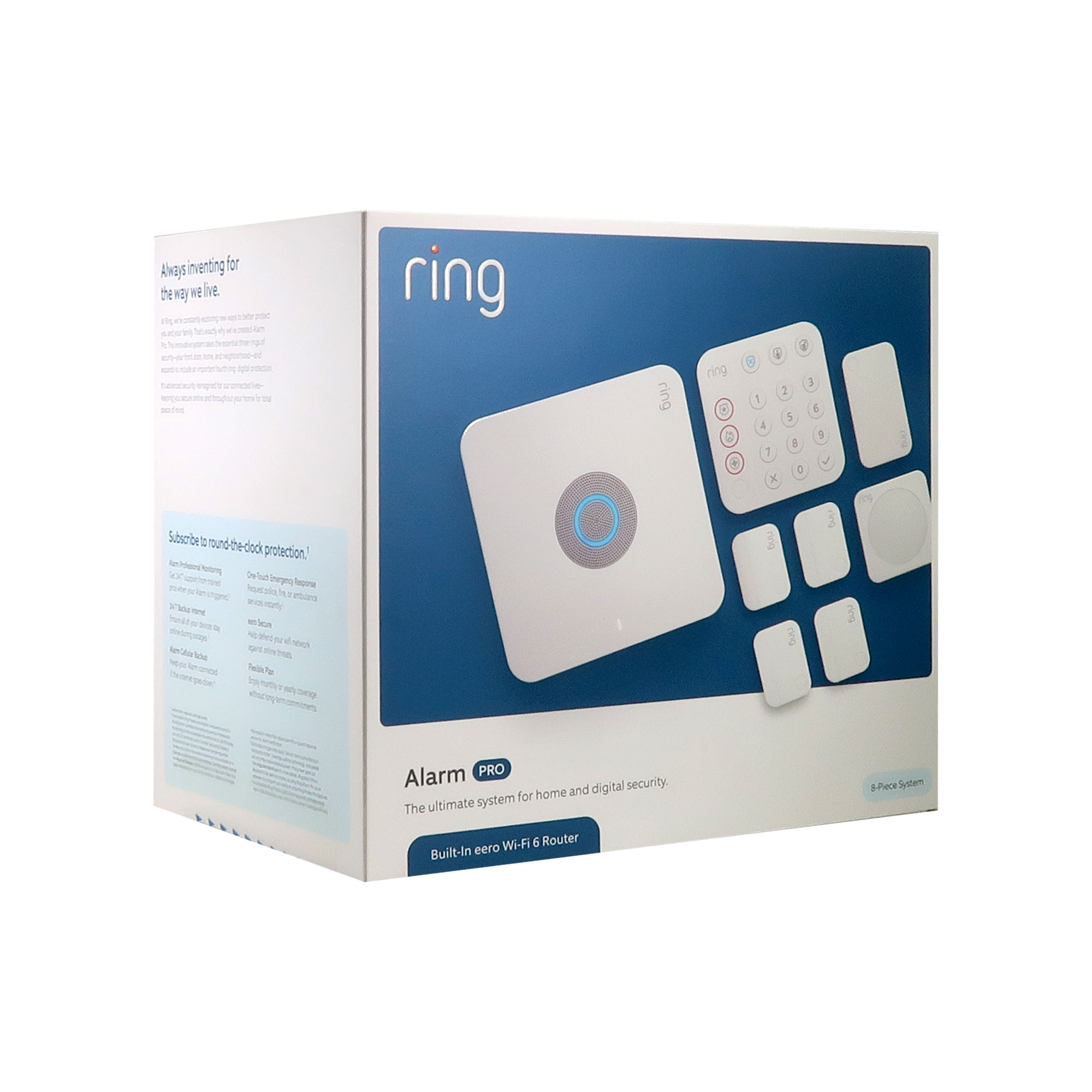 Foto 2 | Sistema De Seguridad Para El Hogar Ring Alarm Pro De 8 Piezas Y Timbre Con Vídeo - Venta Internacional.