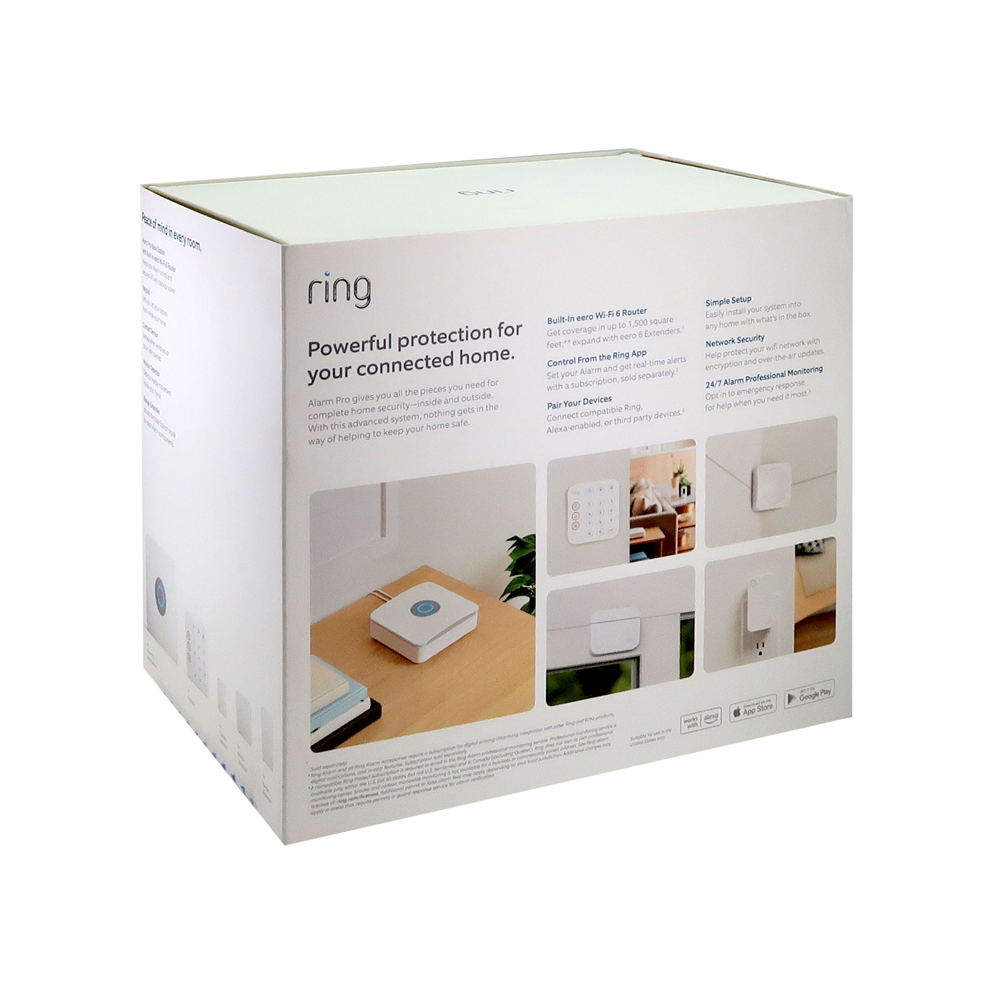 Foto 3 | Sistema De Seguridad Para El Hogar Ring Alarm Pro De 8 Piezas Y Timbre Con Vídeo - Venta Internacional.