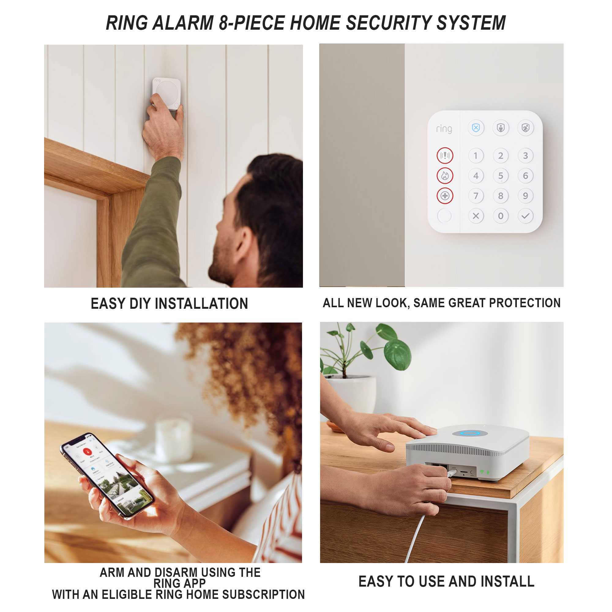 Foto 6 | Sistema De Seguridad Para El Hogar Ring Alarm Pro De 8 Piezas Y Timbre Con Vídeo - Venta Internacional.