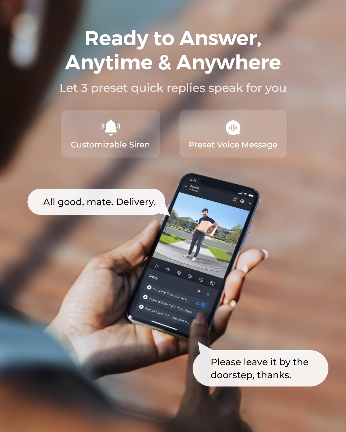 Foto 5 | Timbre Con Vídeo Reolink + Home Hub 2k Wifi Con Batería/cableado - Venta Internacional.