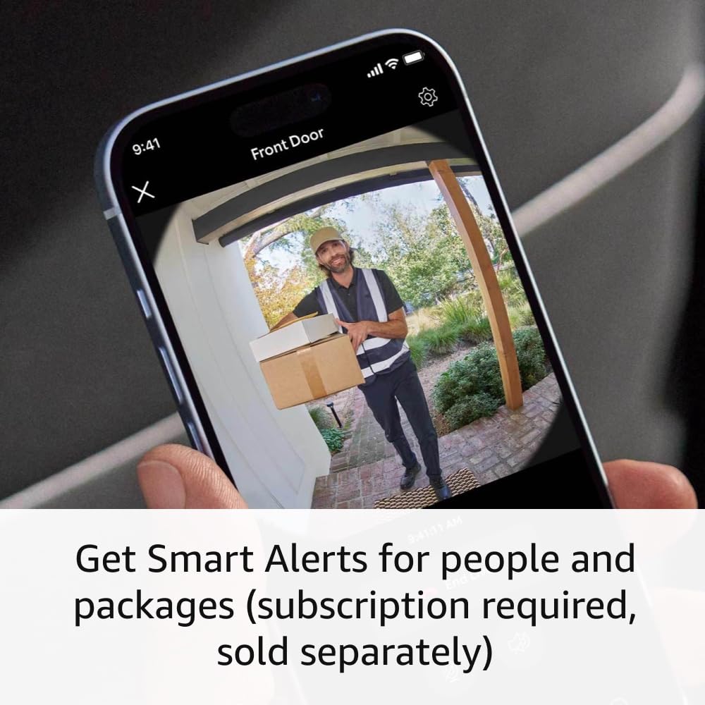 Foto 3 | Vídeo De Pies A Cabeza Con Sistema De Timbre Con Batería Y Detección De Movimiento - Venta Internacional.