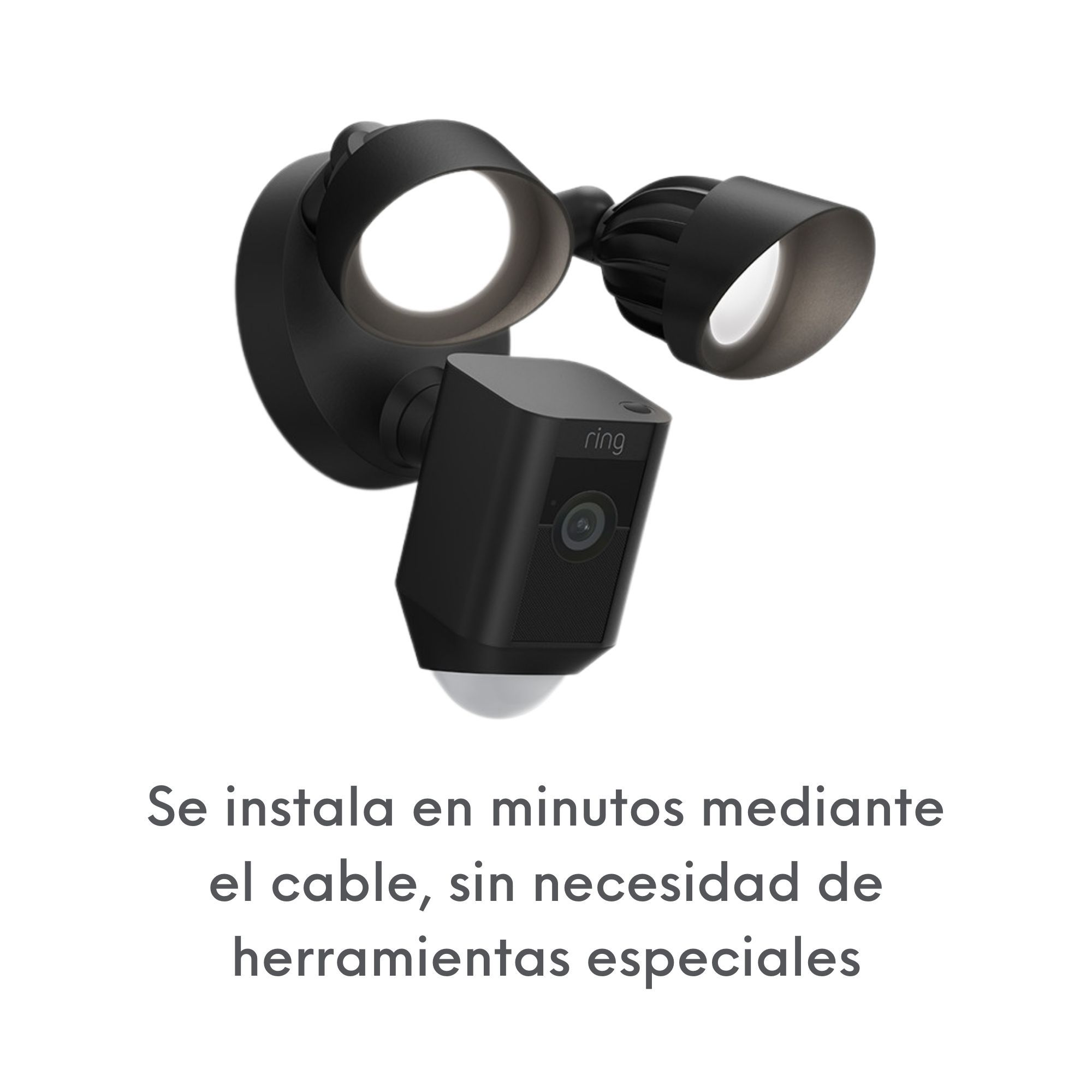 Foto 5 | Cámara de Seguridad Ring Floodlight Cam Plus para Exteriores color Negro