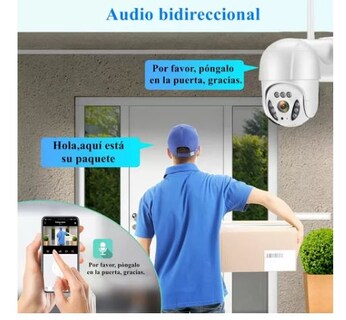 Foto 2 | Cámara De Seguridad 4mp Exterior Wifi Ultra Hd C/3m Cable