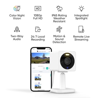 Foto 3 | Cámara de Seguridad Wyze Cam Og 1080p Wi-fi Interior/Exterior - Venta Internacional