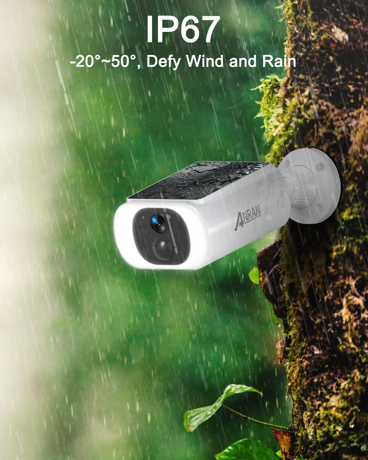 Foto 7 pulgar | Cámara De Seguridad Anran C3 2k Wifi Solar Outdoor Con Visión Nocturna - Venta Internacional.