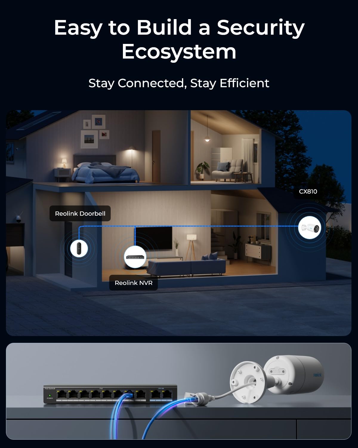 Foto 7 | Cámara De Seguridad Reolink Cx810 Colorx 4k Uhd Con Visión Nocturna - Venta Internacional.