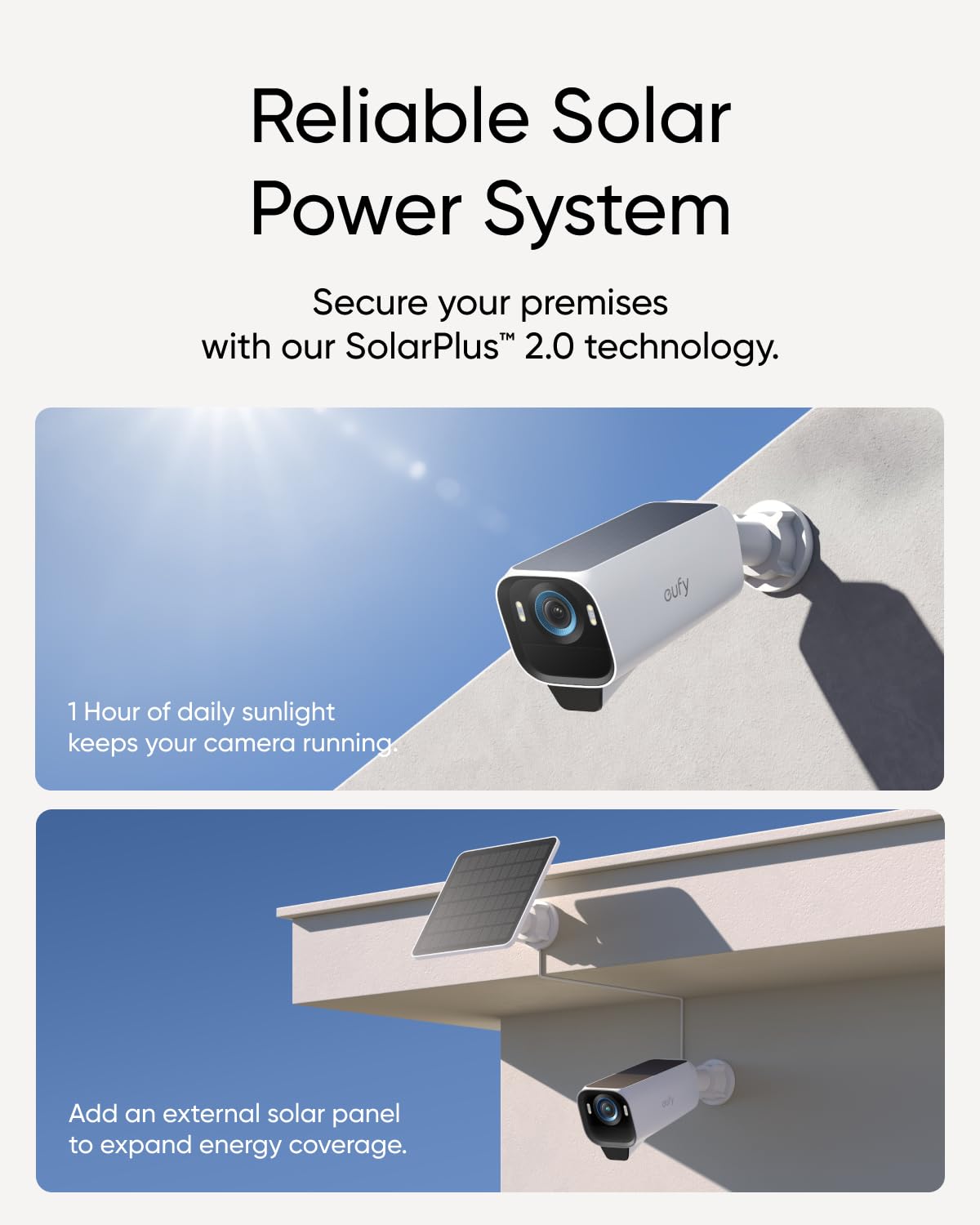 Foto 4 | Cámara De Seguridad Eufy Security Eufycam S3 Pro Add-on Con Panel Solar - Venta Internacional.