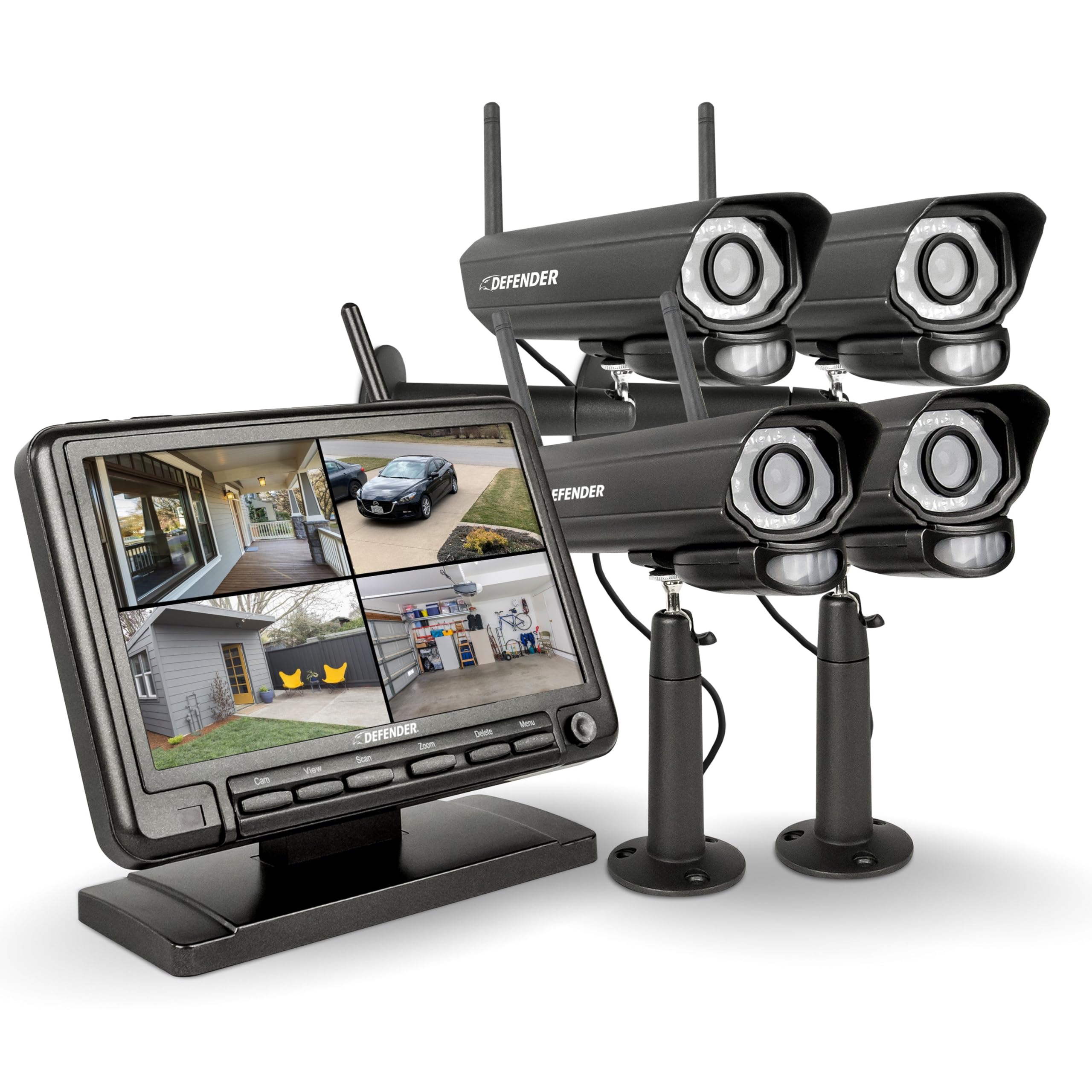 Foto 1 | Sistema De Seguridad Defender Phoenixm2 Con 4 Cámaras - Venta Internacional.