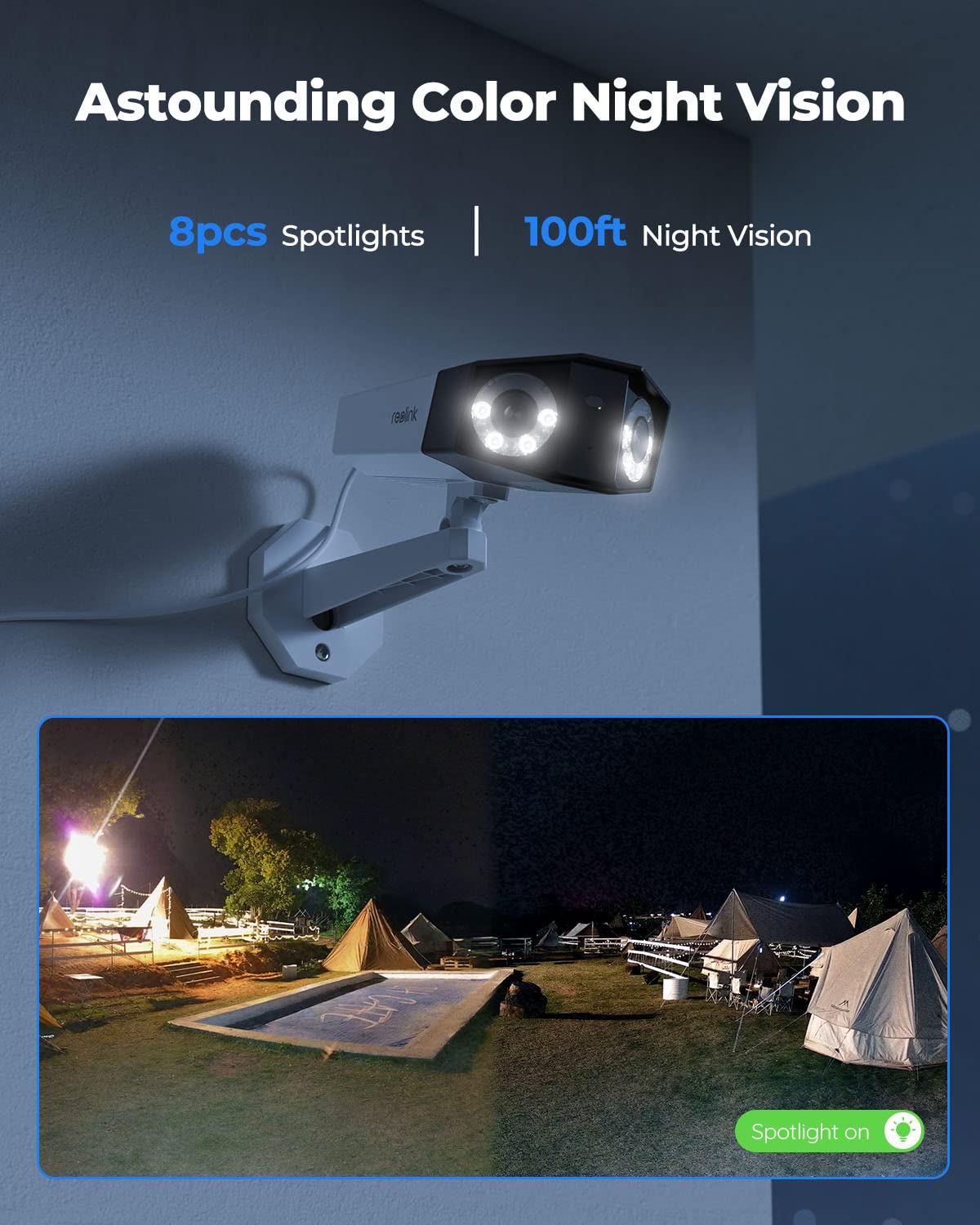Foto 3 | Cámara De Seguridad Reolink 4k Poe Home Outdoor Ip Vista 180° - Venta Internacional.