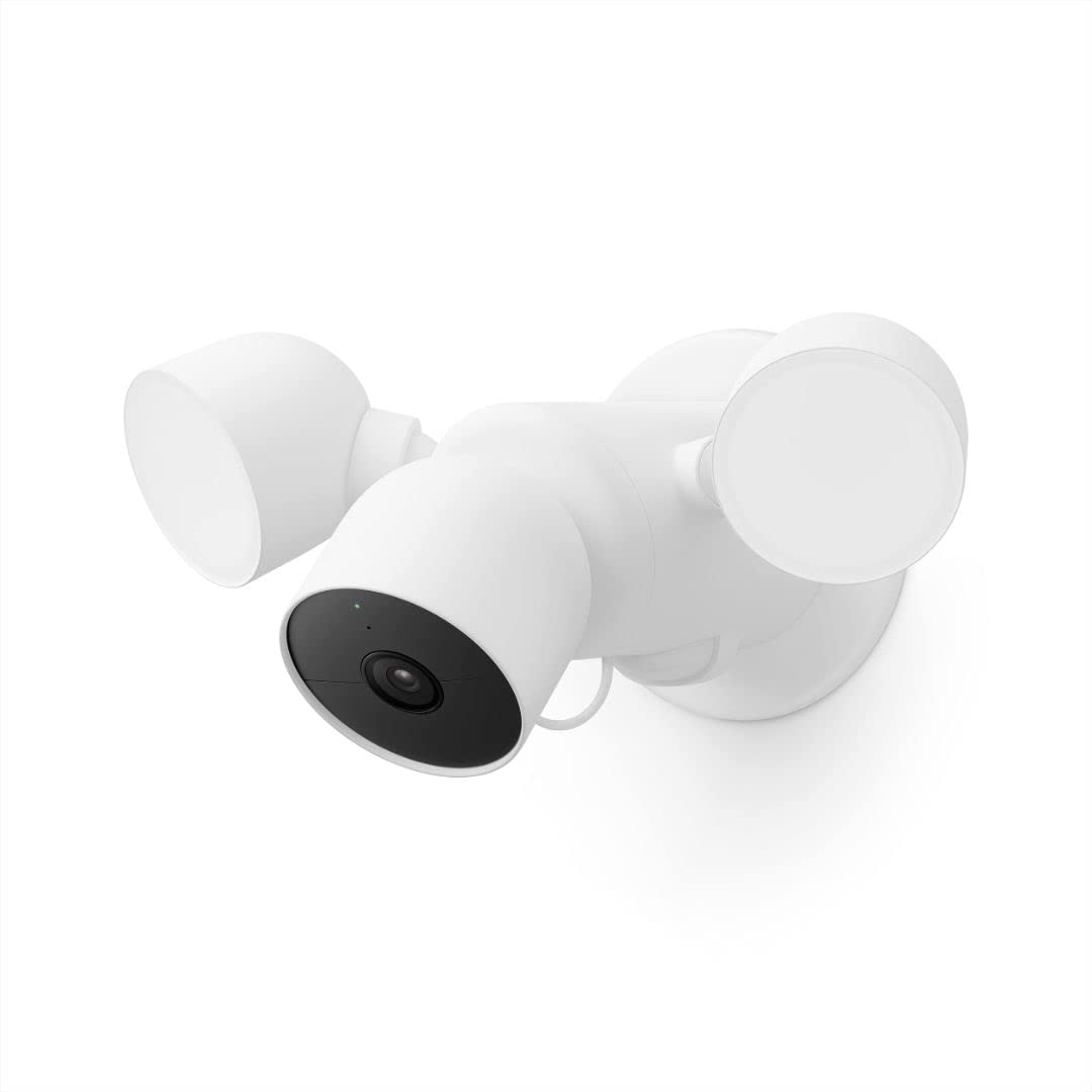 Cámara de Seguridad con Reflector Exterior Google Nest Cam Blanco - Venta Internacional