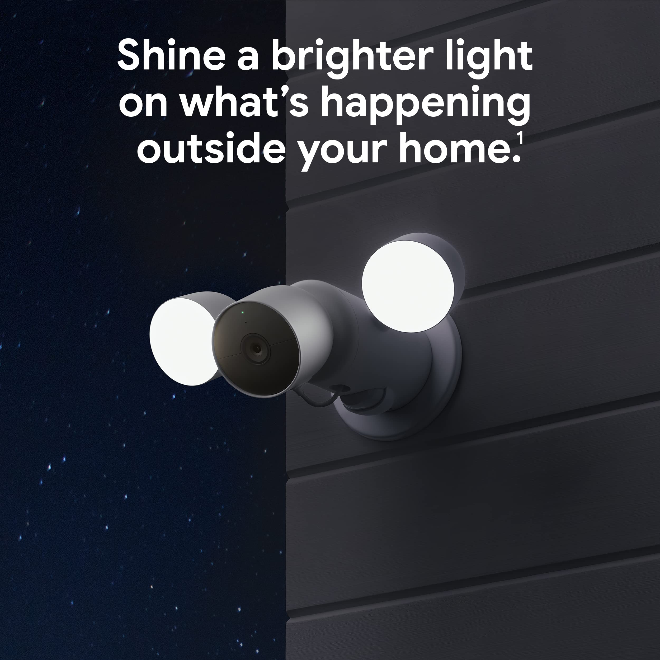 Foto 4 pulgar | Cámara de Seguridad con Reflector Exterior Google Nest Cam Blanco - Venta Internacional