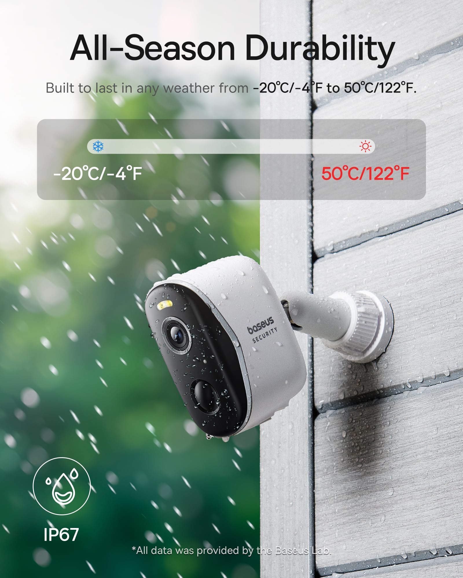 Foto 7 pulgar | Cámaras De Seguridad Baseus N1, Kit De 2 Cámaras, 2k Clarity, Batería De 210 Días - Venta Internacional.