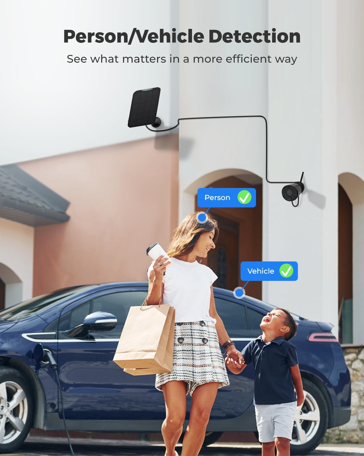 Foto 4 | Cámara De Seguridad Reolink Argus Eco 3mp Con Panel Solar - Venta Internacional.