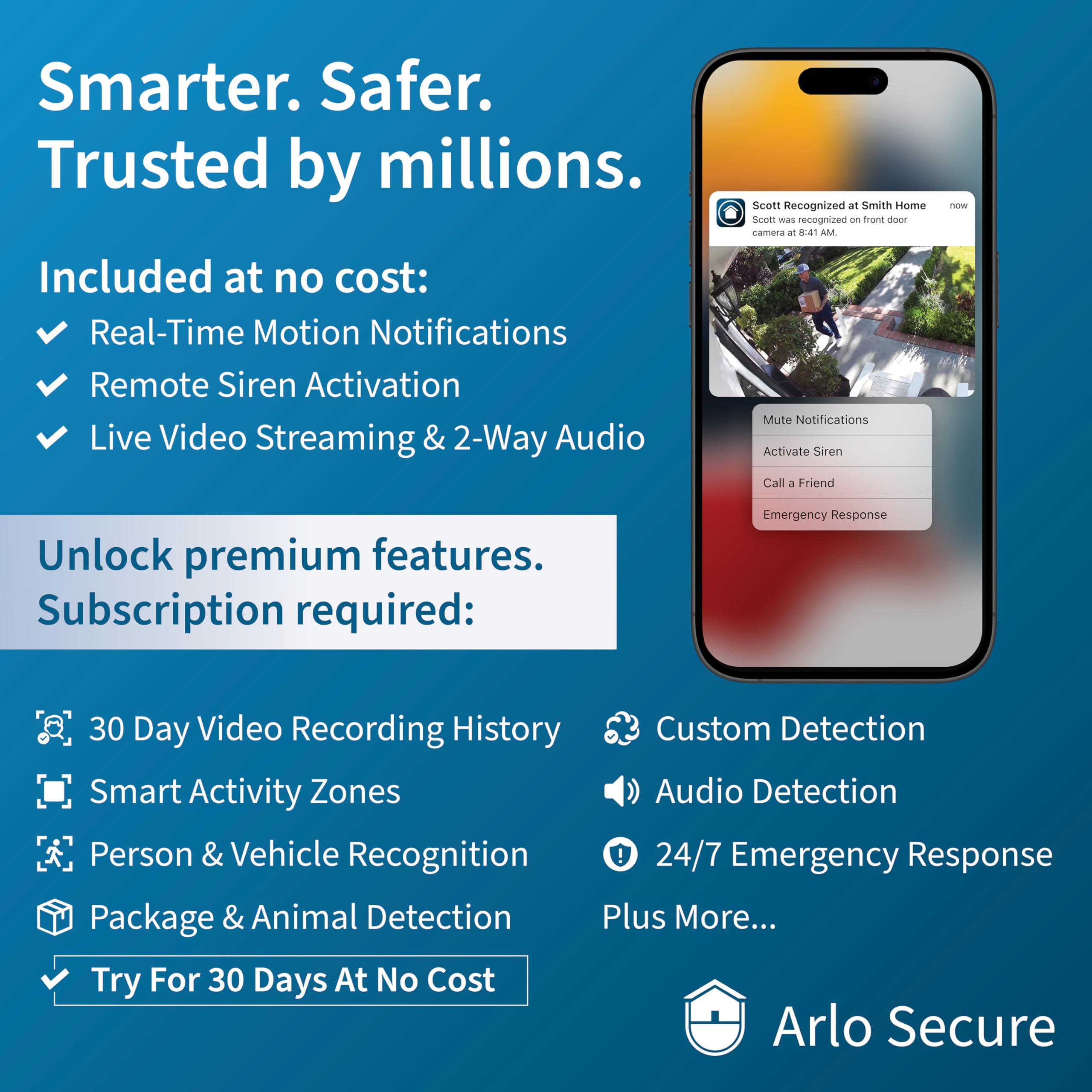 Foto 3 pulgar | Cámara de Seguridad Arlo Essential 2K 2.a Generación para Interiores y Exteriores Blanco - Venta Internacional