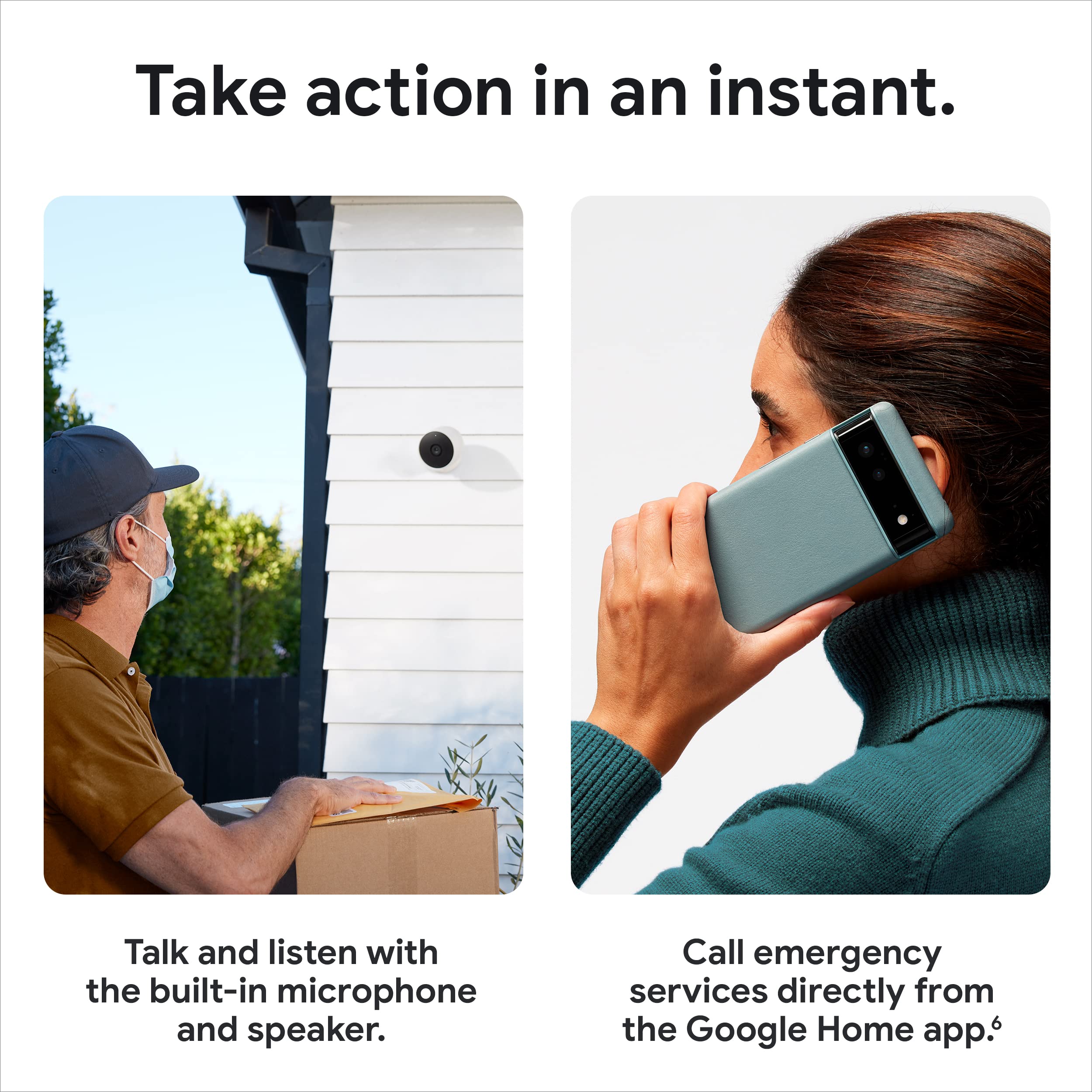 Foto 6 | Cámara de Seguridad Google Nest Cam Outdoor Indoor 2da Generación - Venta Internacional