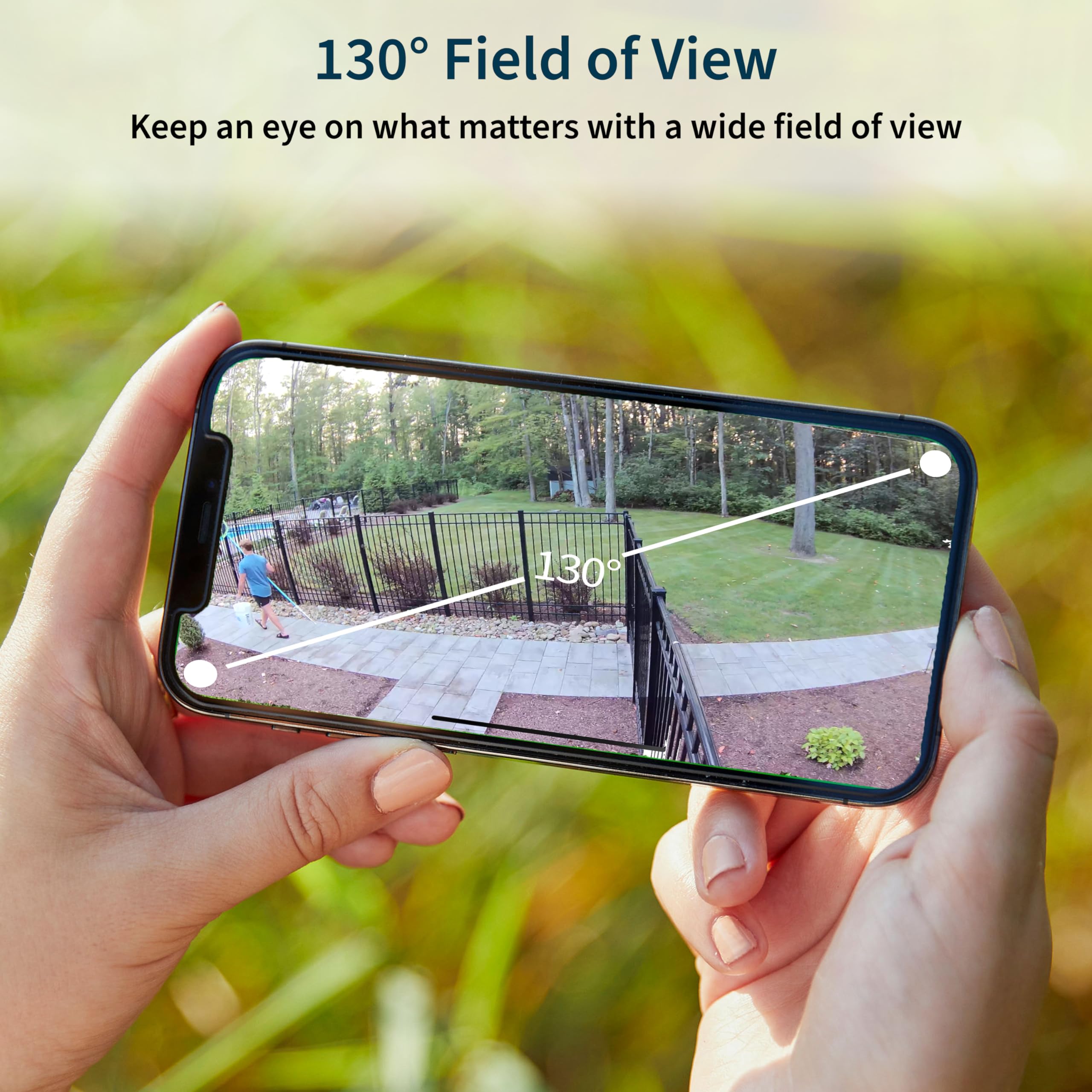 Foto 5 | Cámara de Seguridad Arlo Essential 2K 3 Cámaras Interior/Exterior - Venta Internacional