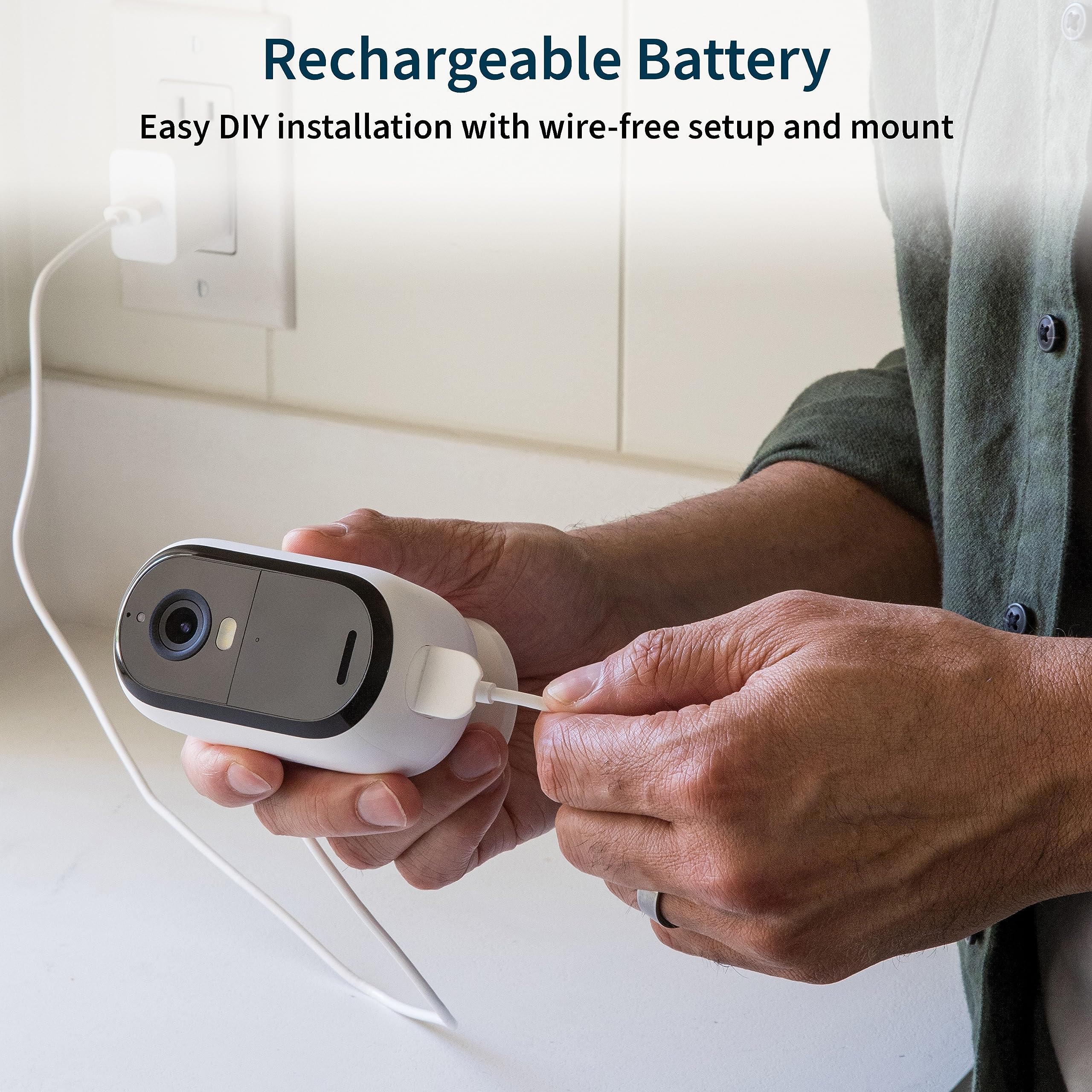 Foto 7 | Cámara de Seguridad Arlo Essential 2K 3 Cámaras Interior/Exterior - Venta Internacional
