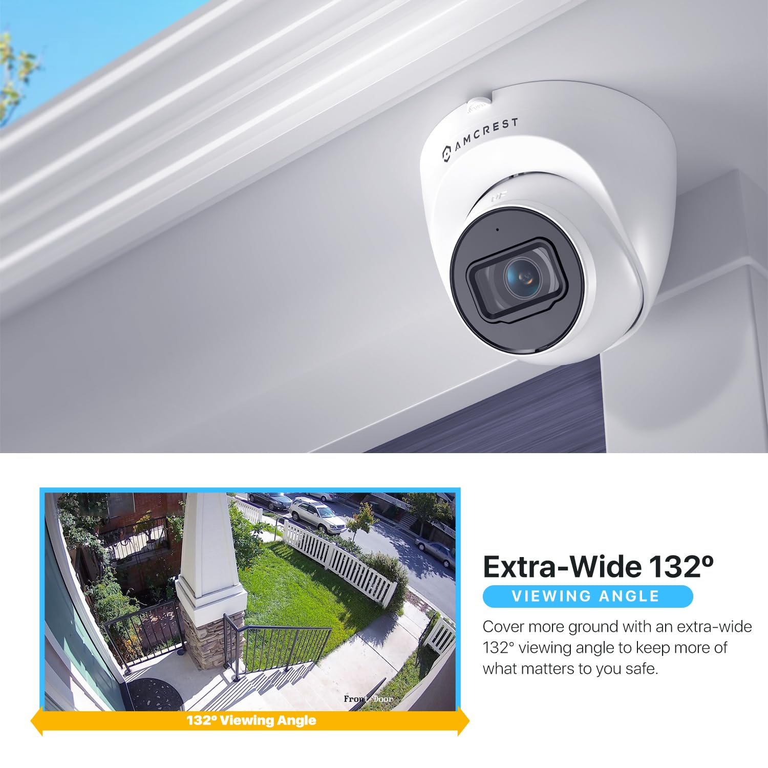 Foto 6 pulgar | Cámara de Seguridad Amcrest 5mp Turret Poe Ultrahd Outdoor Ip - Venta Internacional