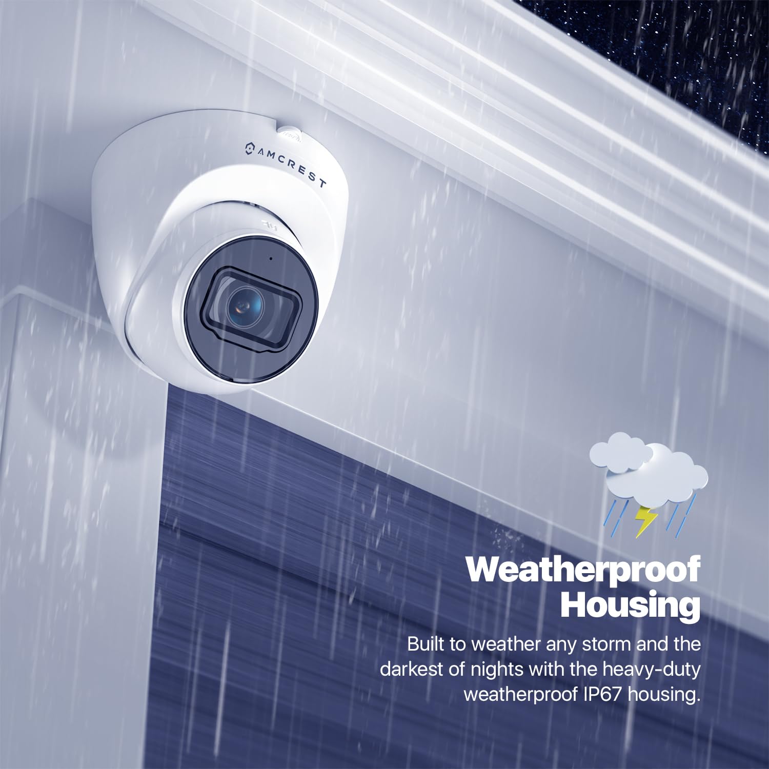 Foto 7 pulgar | Cámara de Seguridad Amcrest 5mp Turret Poe Ultrahd Outdoor Ip - Venta Internacional