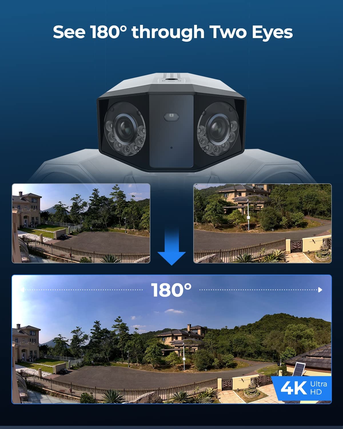 Foto 3 pulgar | Cámara Floodlight Reolink 4k para Sistema de Seguridad Poe Ip - Venta Internacional