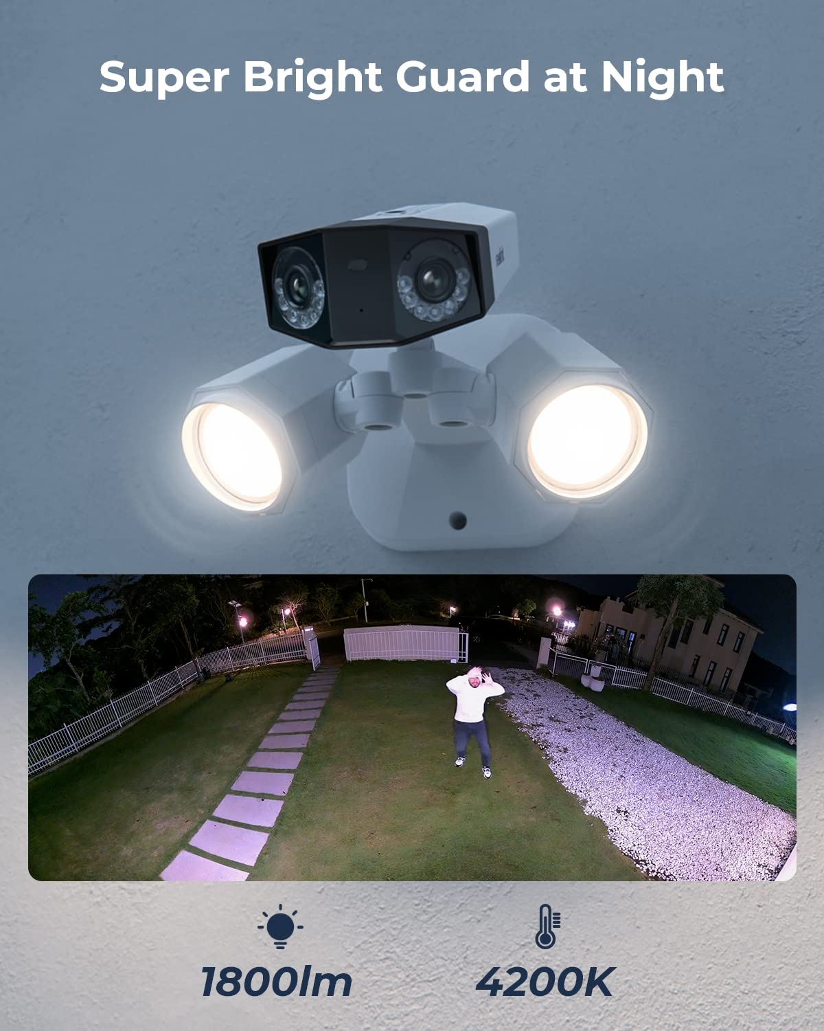 Foto 4 pulgar | Cámara Floodlight Reolink 4k para Sistema de Seguridad Poe Ip - Venta Internacional