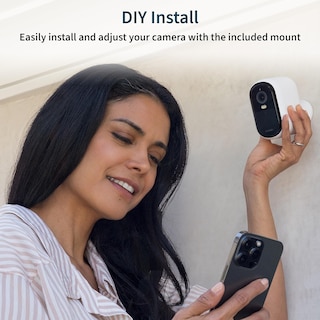 Foto 3 | Cámara De Seguridad Arlo Essential Xl 2k 2.ª Generación Sin Cables Blanca - Venta Internacional.